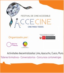 Diseño poster Festival Accecine